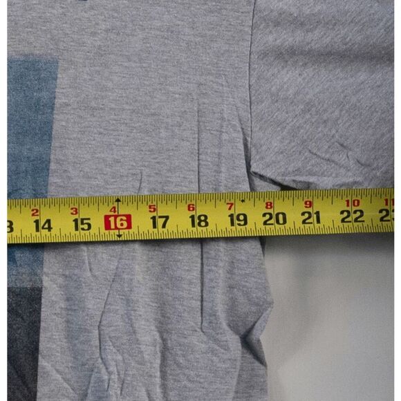 Quiksilver Waves Ocean Beach Gray T-Shirt Size L - Picture 4 of 5